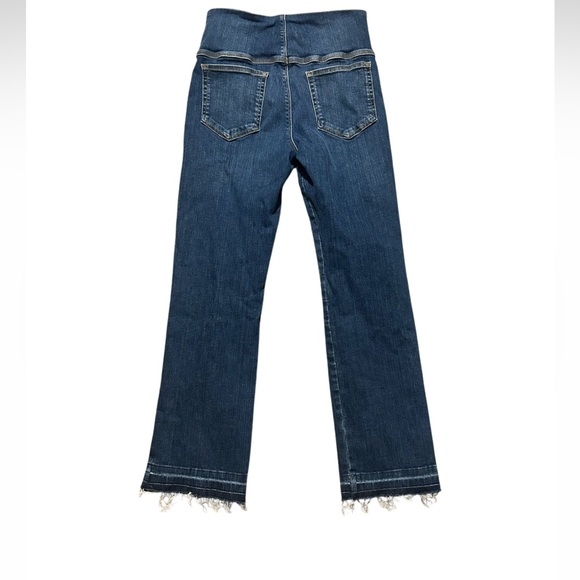 Lysse Dark Blue Flare Jeans - Picture 5 of 6